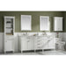 Legion Furniture 80" White Double Single Sink Vanity Cabinet With Carrara White Quartz Top Wlf2280-Cw-Qz WLF2280-W