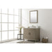 Legion Furniture 36" Antique Gray Oak Vanity With Carrara White Top WLF7040-36-AGO-CW
