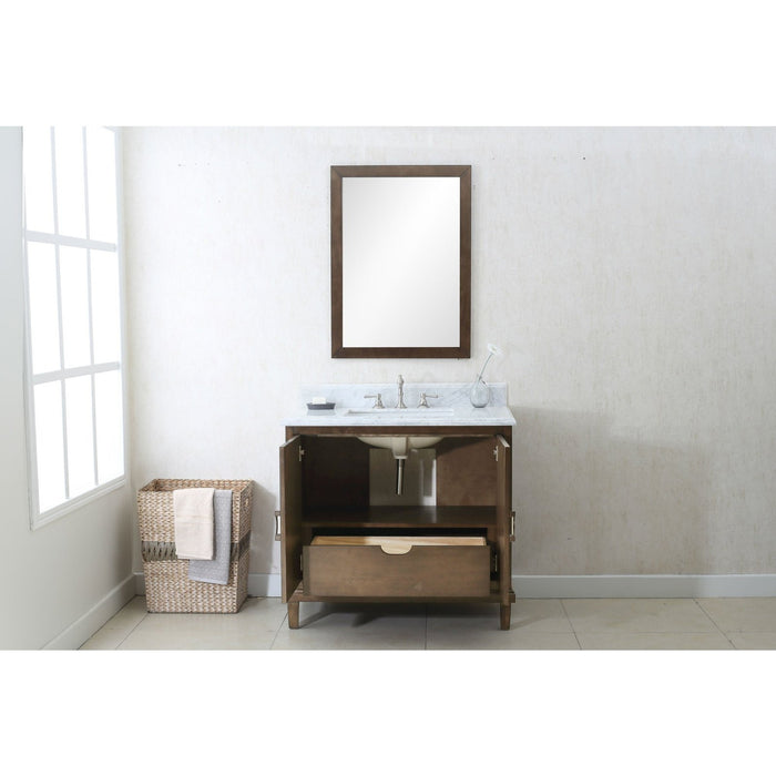 Legion Furniture 36" Antique Coffee Sink Vanity With Wlf7040-37 Top, No Faucet WLF7040-36-CW