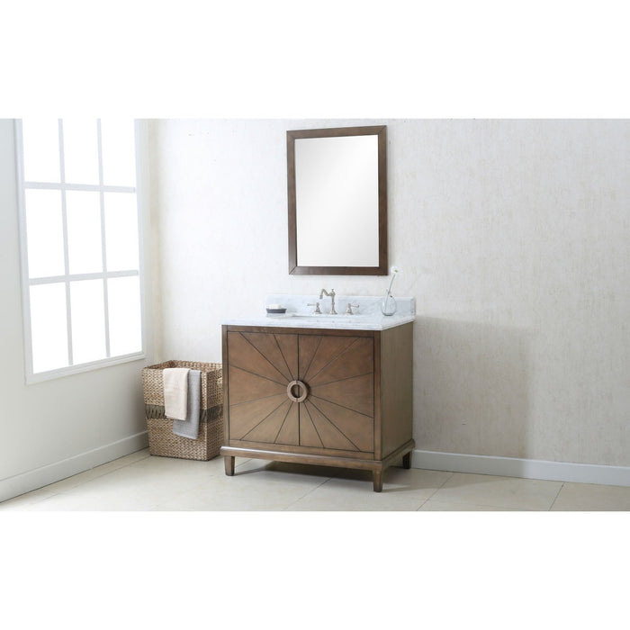 Legion Furniture 36" Antique Coffee Sink Vanity With Wlf7040-37 Top, No Faucet WLF7040-36-CW