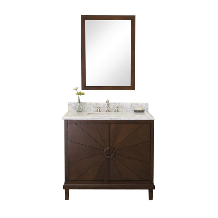 Legion Furniture 36" Antique Coffee Sink Vanity With Wlf7040-37 Top, No Faucet WLF7040-36-CW
