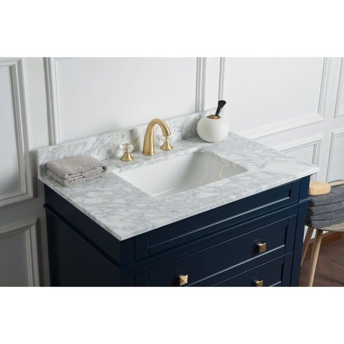 Legion Furniture 36" Solid Wood Sink Vanity With Without Faucet WS3136-B