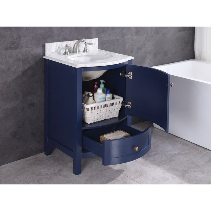 Legion Furniture 24" Blue Bathroom Vanity Without Mirror - Pvc WT9309-24-B-PVC