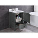 Legion Furniture 24" Pewter Green Bathroom Vanity - Pvc WT9309-24-PG-PVC