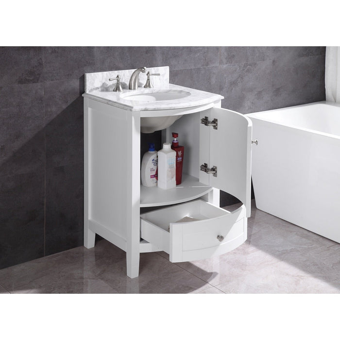 Legion Furniture 24" White Bathroom Vanity - Pvc WT9309-24-W-PVC