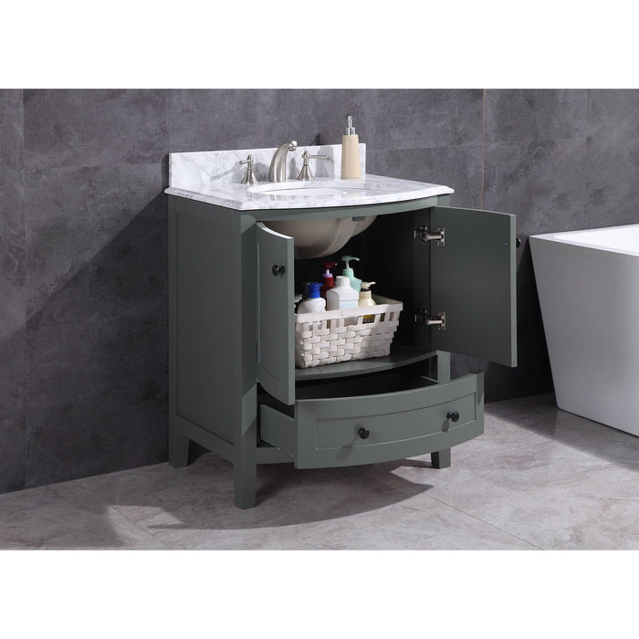 Legion Furniture 30" Pewter Green Bathroom Vanity - Pvc WT9309-30-PG-PVC