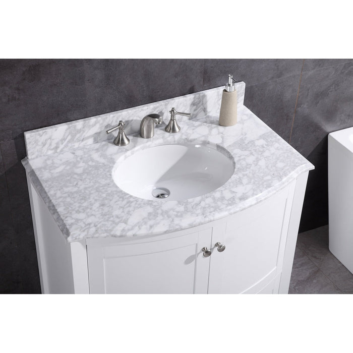 Legion Furniture 36" White Bathroom Vanity-Pvc WT9309-36-W-PVC