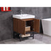 Legion Furniture 24" Bathroom Vanity With Mirror And Side Cabinet- Pvc WT9324-24-PVC