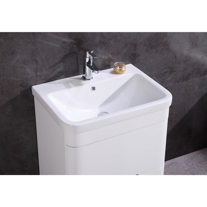 Legion Furniture 24" Bathroom Vanity With Led Mirror- Pvc WT9329-24-PVC