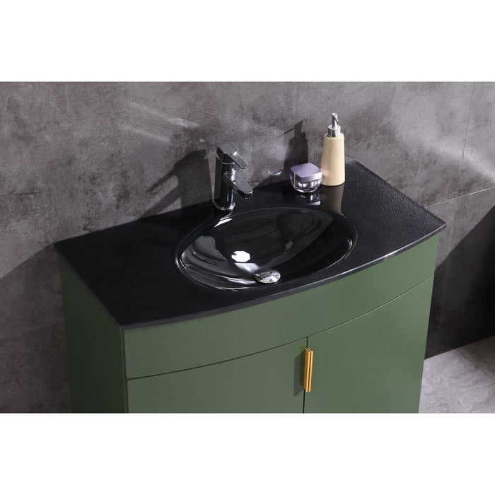 Legion Furniture 36" Vogue Green Bathroom Vanity - Pvc WTM8130-36-VG-PVC