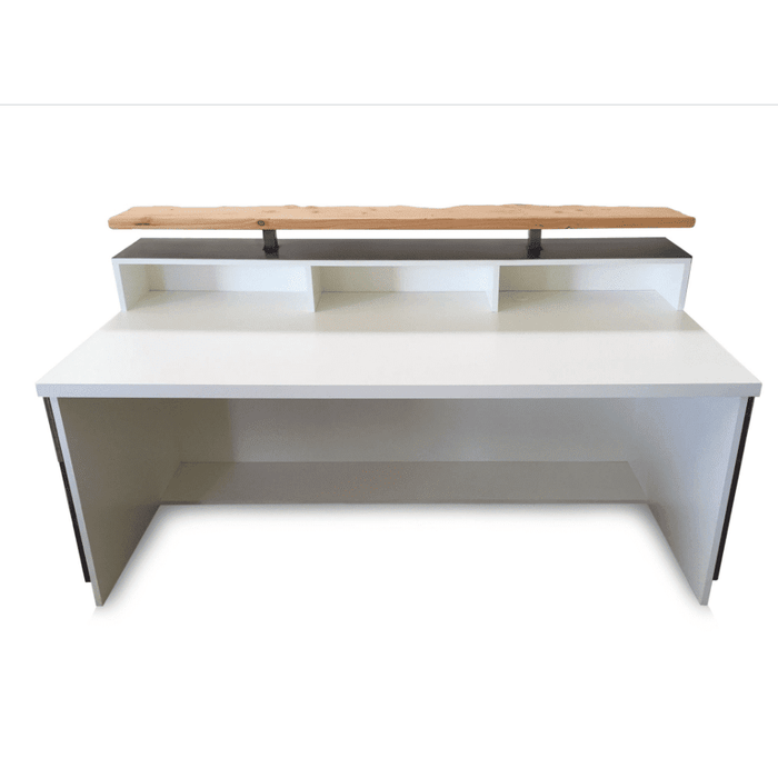 White Memphis Reception Desk