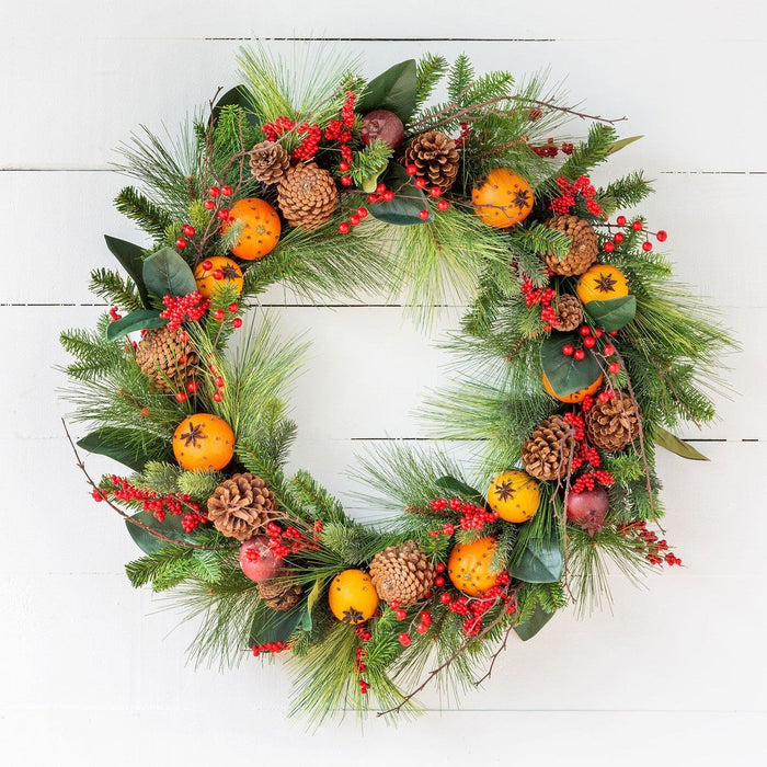 Park Hill Collection Tree Lot Cloved Fruit And Pine Wreath XBW00312