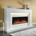 Latitude 55" Smart Electric Fireplace with Reflective Amber Glass - ZEF55VA