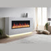 Latitude 65" Smart Electric Fireplace with Diamond-like Crystal - ZEF65XC
