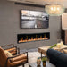 Latitude II 68" Smart Wall Mount Electric Fireplace with App Diamond-like Crystal - ZEF68XC