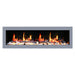Latitude II 58" Smart Electric Fireplace with App Driftwood Log & River Rock - ZEF58V
