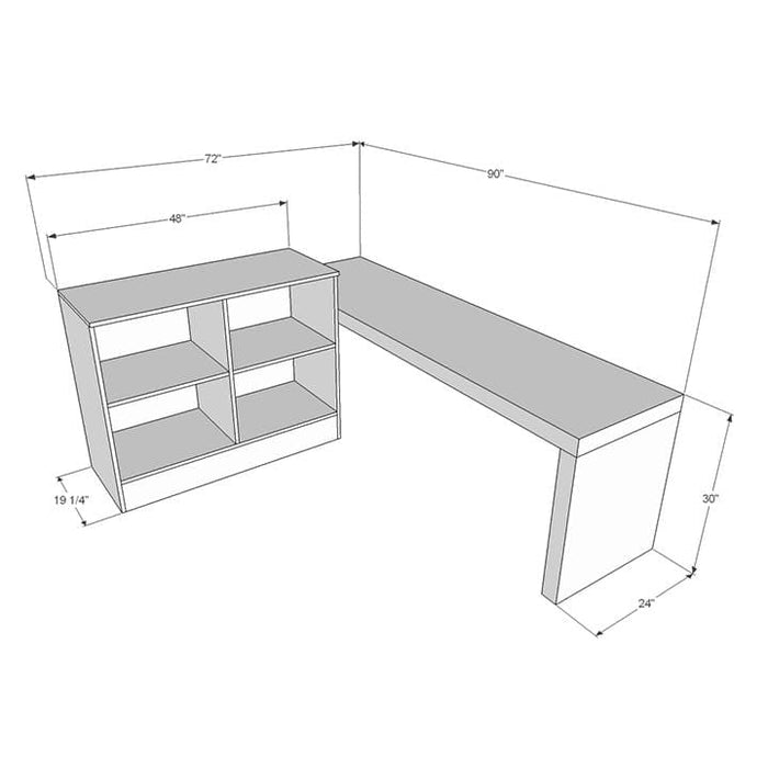 Zepher Reception Desk Workstation