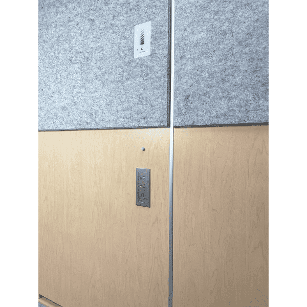 Zenbooth Quad Privacy Booth interior close up
