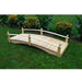 A & L Furniture Acorn Garden Bridge in Pressure Treated Pine