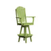 A & L Furniture Adirondack Swivel Bar Chair w/ Arms