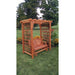 A & L Furniture Amish Handcrafted Pine Lexington Arbor w/ Glider