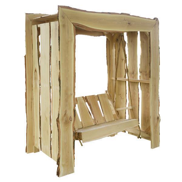 A & L Furniture Appalachian Arbor with Timberland Swing w/Rope