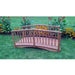 A & L Furniture Baluster Garden Bridge in Pressure Treated Pine