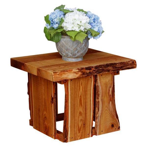 A & L Furniture Blue Mountain Evening Grove Side Table