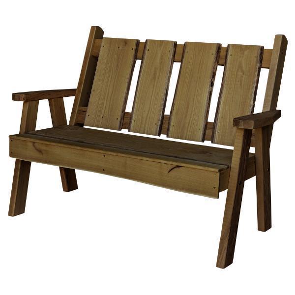 A & L Furniture Blue Mountain Timberland Garden Bench