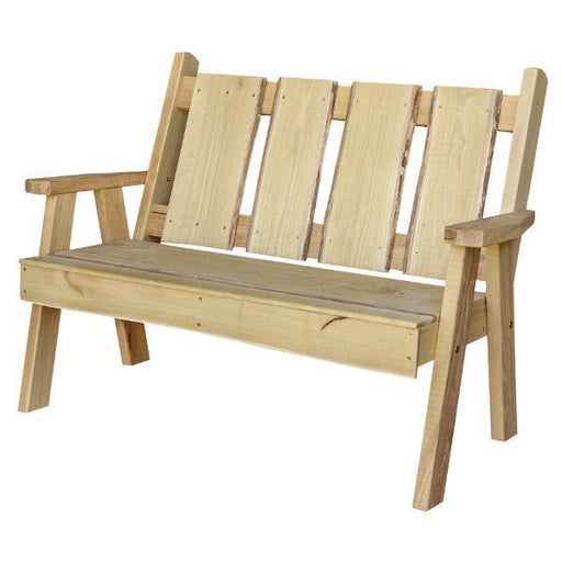 A & L Furniture Blue Mountain Timberland Garden Bench