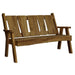 A & L Furniture Blue Mountain Timberland Garden Bench