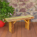 A & L Furniture Blue Mountain Wildwood Bench