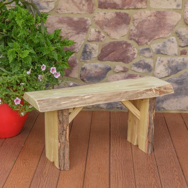 A & L Furniture Blue Mountain Wildwood Bench