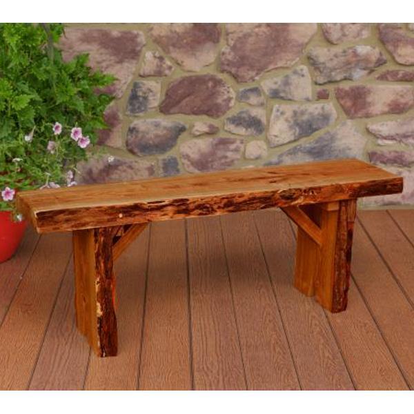 A & L Furniture Blue Mountain Wildwood Bench