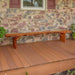 A & L Furniture Blue Mountain Wildwood Bench