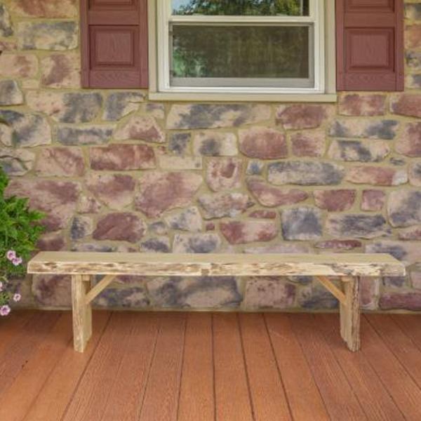 A & L Furniture Blue Mountain Wildwood Bench