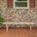 A & L Furniture Blue Mountain Wildwood Bench