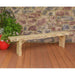 A & L Furniture Blue Mountain Wildwood Bench