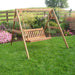 A & L Furniture Cedar 2x4 A-Frame Swing Stand for Swing or Swingbed Hangers Included