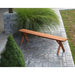 A & L Furniture Cedar Crossleg Bench Only
