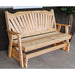 A & L Furniture Cedar Fanback Glider