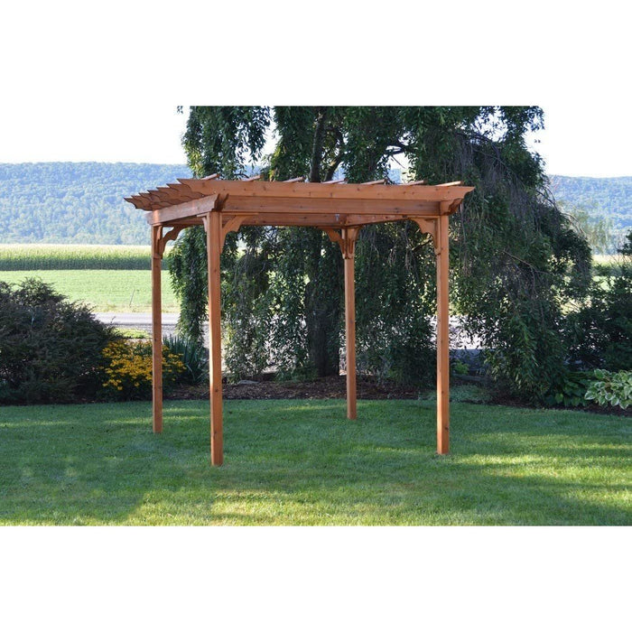 A & L Furniture Cedar Pergola W/ Swing Hangers