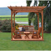 A & L Furniture Cedar Pergola W/ Swing Hangers