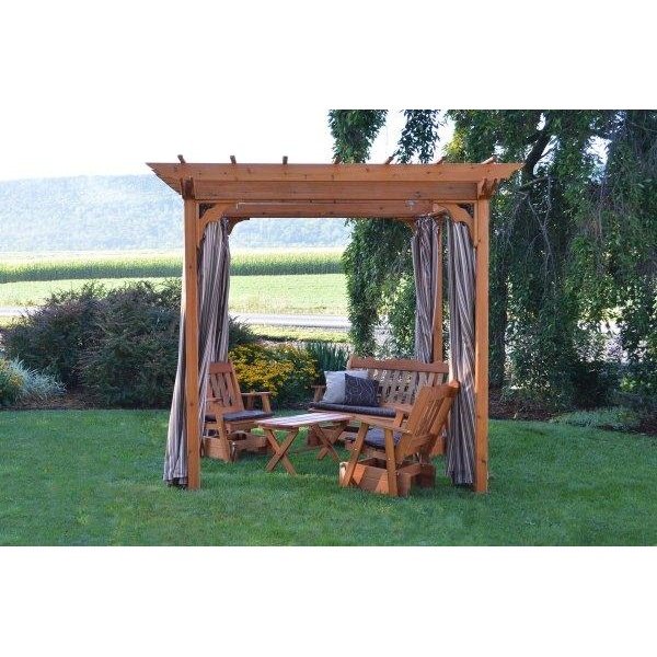 A & L Furniture Cedar Pergola W/ Swing Hangers