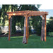 A & L Furniture Cedar Pergola W/ Swing Hangers