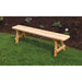 A & L Furniture Cedar Traditional Cedar Bench Only