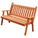 A & L Furniture Cedar Traditional English Garden Bench