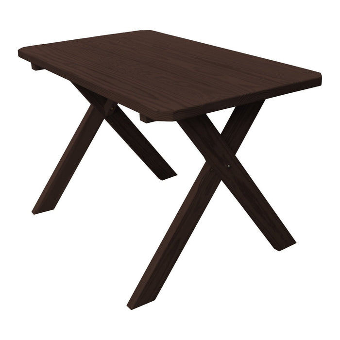A & L Furniture Cross-leg Table Only - Specify for FREE 2" Umbrella Hole
