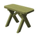 A & L Furniture Crossleg Pine Bench Only