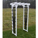 A & L Furniture Hampton Arbor - White w/ Black Fan Lattice
